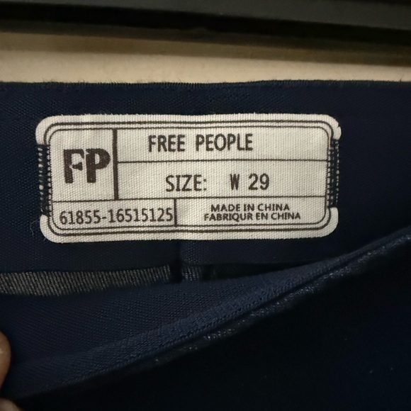 Free People Navy Blue Pants - Picture 2 of 5